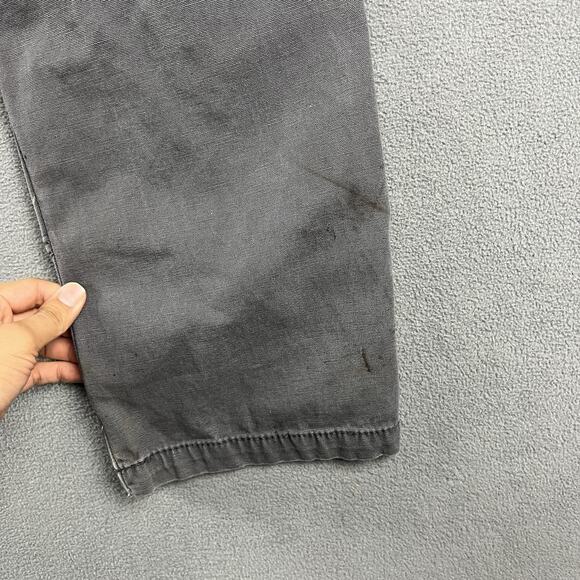 Carhartt Pants Mens 36X30 Gray Carpenter Double Knee Distressed Workwear - Picture 16 of 16